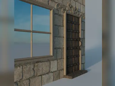 Medieval house 3D model buy