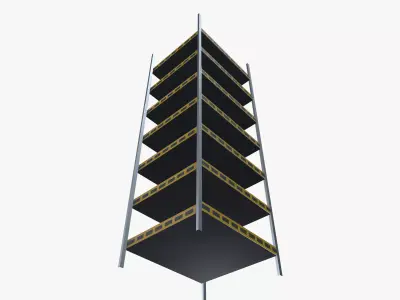 Storage Racks 3D model
