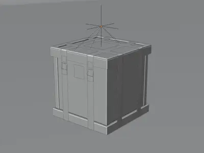 Wooden Crate Free 3D model get
