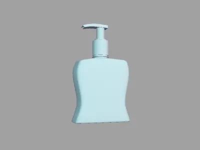 Hand Sanitizer Bottle Free low-poly 3D model