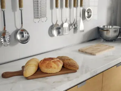  Assorted Bread Loaves Food Model  buy