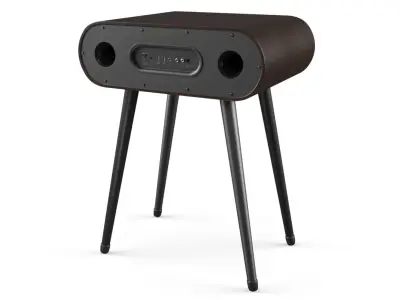 Smart Speaker Console Wood Brown 3D model