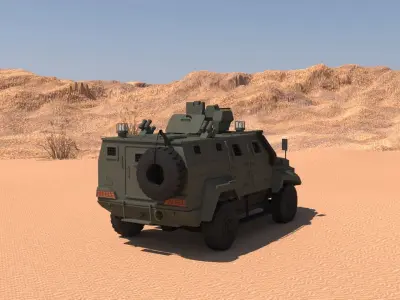 Ejder Yalcin - Armored  Military 3D model