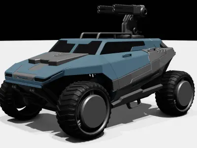 Armored Truck  Free 3D model