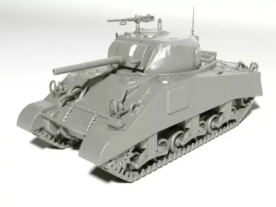 TANK M4 Sherman for Print 3D print model