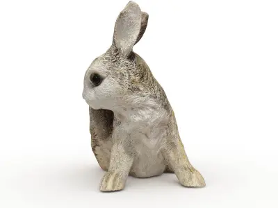 3D model Rabbit ornament 3D model