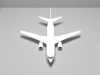 Airplane B737 3D model