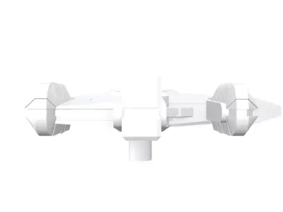 Ebon Hawk - Armada Scale 3D print model