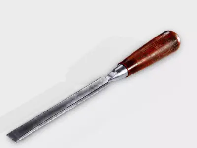 Chisel Nanite archviz and game ready with textures Low-poly 3D model