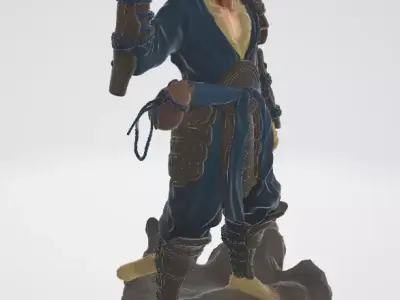 Black Myth Wukong - Sun Wukong Statute ready to print 3D print model