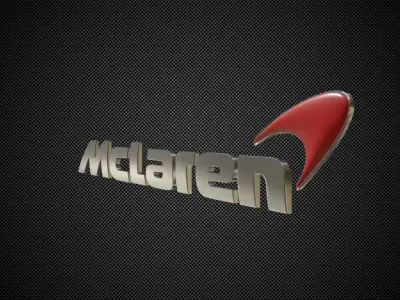 mclaren logo 3D model