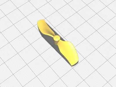 RC drone propeller 3D print model get