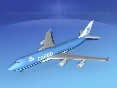 Boeing 747-8 KLM Cargo 3D model