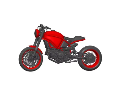 Ducati Scrambler 3D model purchase