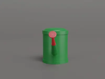 Water can 3D model purchase