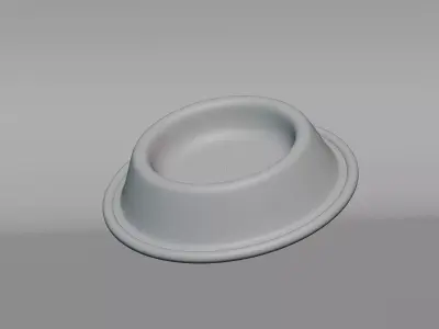 Pet Bowl Bowl Low-poly 3D model