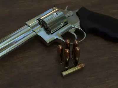 Taurus 44 4 Inch 3D Model 3D model
