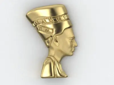 Nefertiti Pendant 3D print model