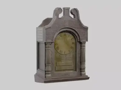 Old vintage furniture realistic low poly - 2 Low-poly 3D model