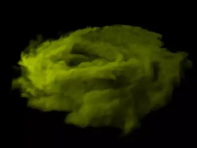 Tornado powder 3D model