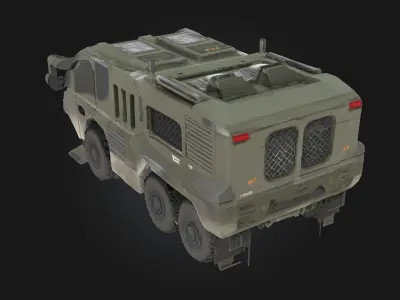 Desert Recon Transport  Rugged Mobility for Harsh Terrain 3D model