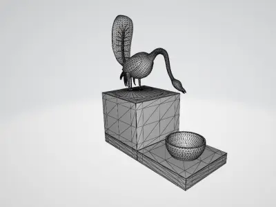 El Cezeri Peacock Robot 3D model
