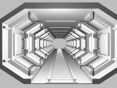 Train Tunnel 3D model purchase