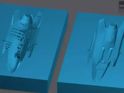 F35A mould 3D print model