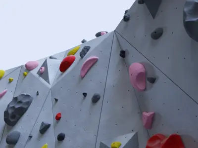 Bouldering Wall 3D model