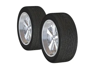 Custom wheels HRBB BoF for your scale model 3D print model