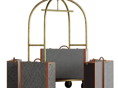 Hotel Trolley 3D model purchase