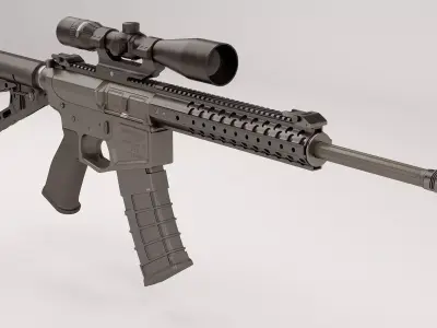 Wilson Combat Recon Tactical 3D model