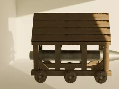 a siege machine 3D model