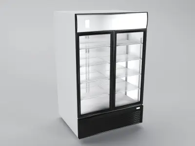 Beverage Cooler 3D Model Low-poly 3D model