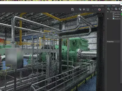 Industrial Compressor  Ethylene Plant Cracking Gas Compressor 3D model