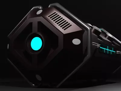 Sci Fi Game Asset  Low-poly 3D model