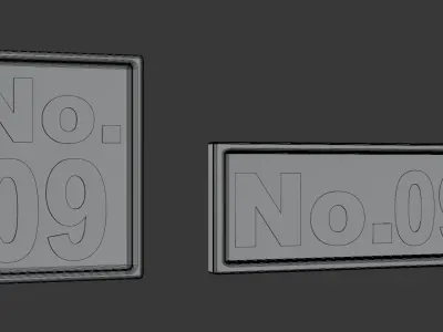 Modular Shop No 09 Free low-poly 3D model