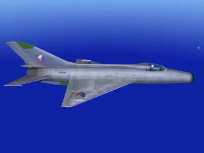 Mig-21 3D model buy