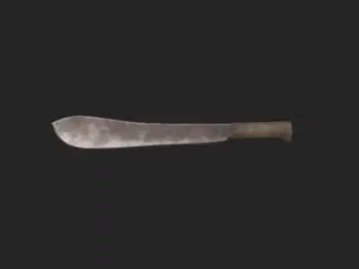 Knife 3D Model 003 Low-poly 3D model
