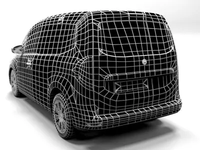 MERCEDES CITAN Low-poly 3D model