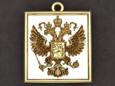 IMPERIAL RUSSIA PENDANT  3D print model