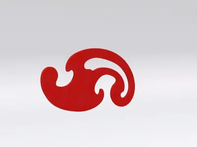 French Curve - 3D Print Ready - Model - G 3D model 3D model