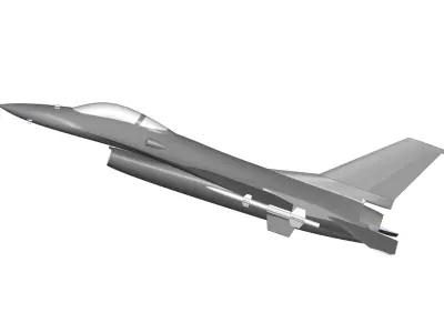 F-16 fighting 3D model