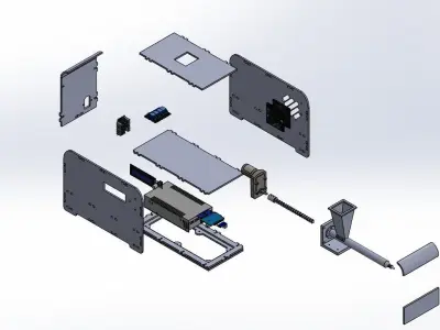 extruder  filament machine  3D model