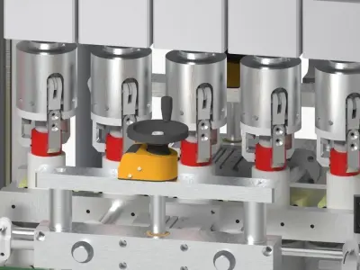3D design of the automated capping machine 3D model