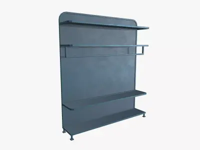PPE Rack Low-poly 3D model