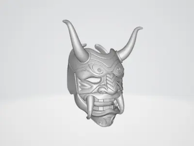 Samurai Mask 5 3D model