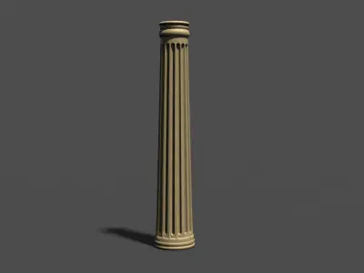 Doric column  Free 3D print model