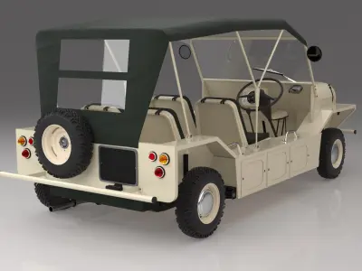 Mini Moke 3D model