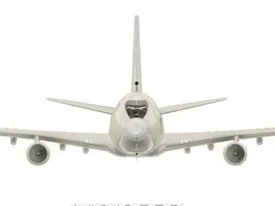 YAL-1 laser airplane 3D model